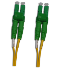 LC/APC to LC/APC Duplex Singlemode, Bend Insensitive Fiber, Zipcord | 123-F1M2-3A399 | 123e.com