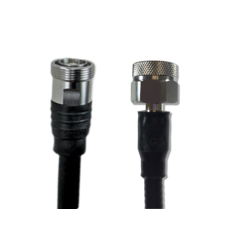 1/4" Super Flex 7/16"Din Female to N Male Low PIM jumper | 123-14SFDFNM|123e.com 1/4" Super Flex 7/16"Din Female to N Male Low PIM jumper | 123-14SFDFNM|123e.com