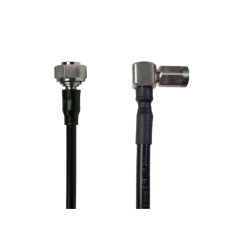 1/4" Super Flex 4.3-10 Male to NEX10 Male Right Angle Low PIM jumper | 123-14SFHMXMR | 123e.com 1/4" Super Flex 4.3-10 Male to NEX10 Male Right Angle Low PIM jumper | 123-14SFHMXMR | 123e.com