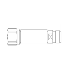 N Male to N Female 10dB 5 Watts Attenuator | 123-N10DB5W | 123e.com
