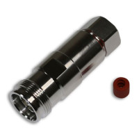 4.3/10 Female Solder Type Connector for RG401 & 1/4" SF | 123-14SFHFS | 123e.com 