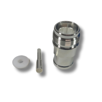 4.3/10 Female Solder Connector for 1/2" Flexible Cable| 123-1HFS | 123e.com 