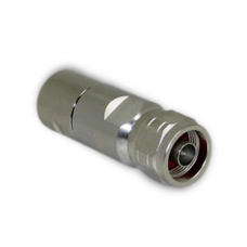 N Male solder center solder body connector for 1/2" Standard Flexible Cable | 123-1NMS | 123e.com 