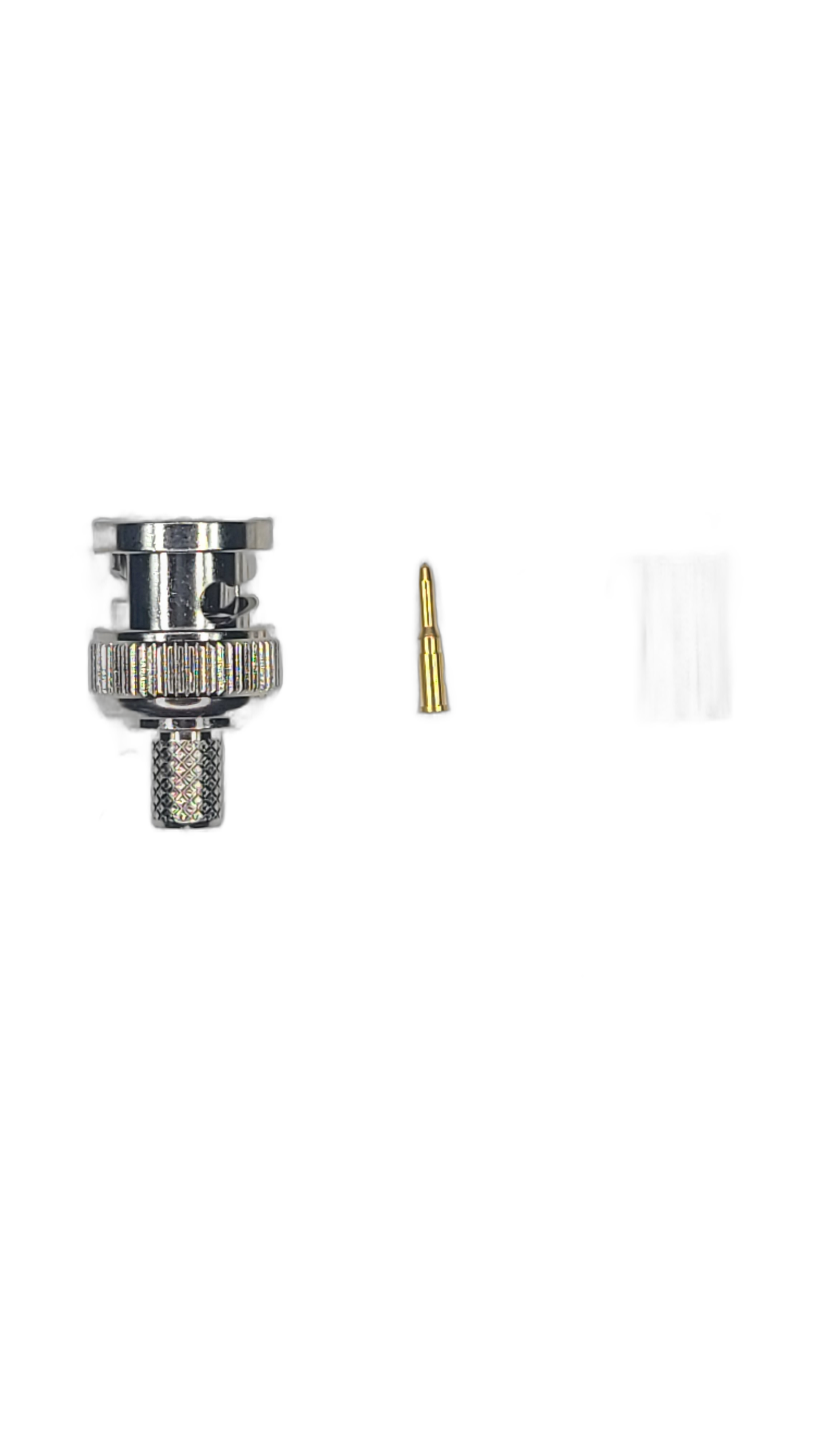 Low-Loss 240 - BNC Male - Straight - Solder Center Crimp Outer connector
