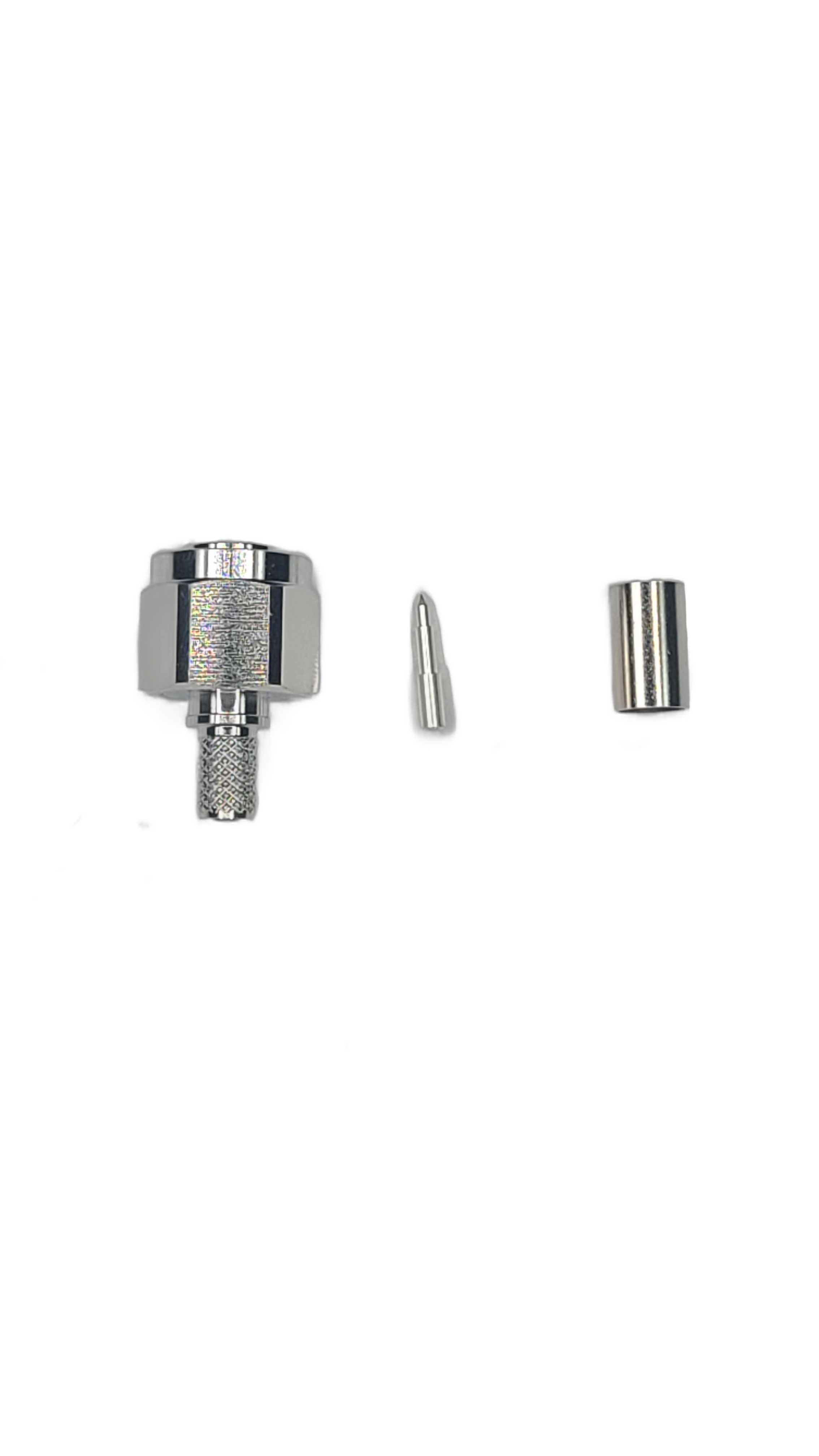 Low-Loss 240 - 2.2-5 Male - Straight - Solder Center Crimp Outer connector