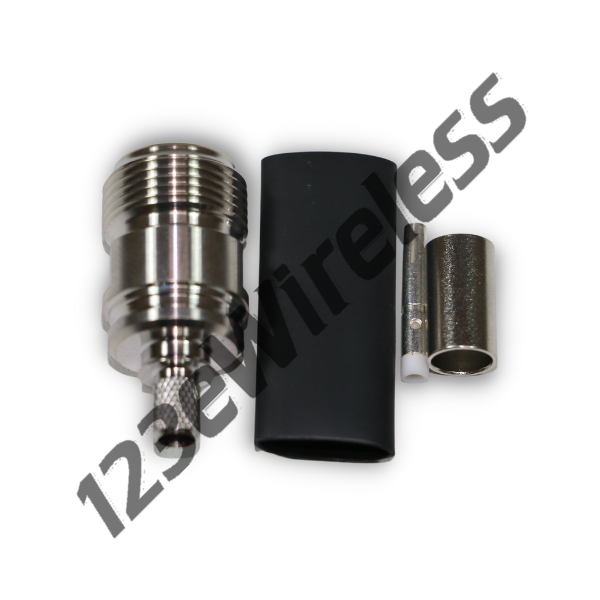 Low-Loss 240 - N-Type Female - Straight - Clamp Field Termination connector