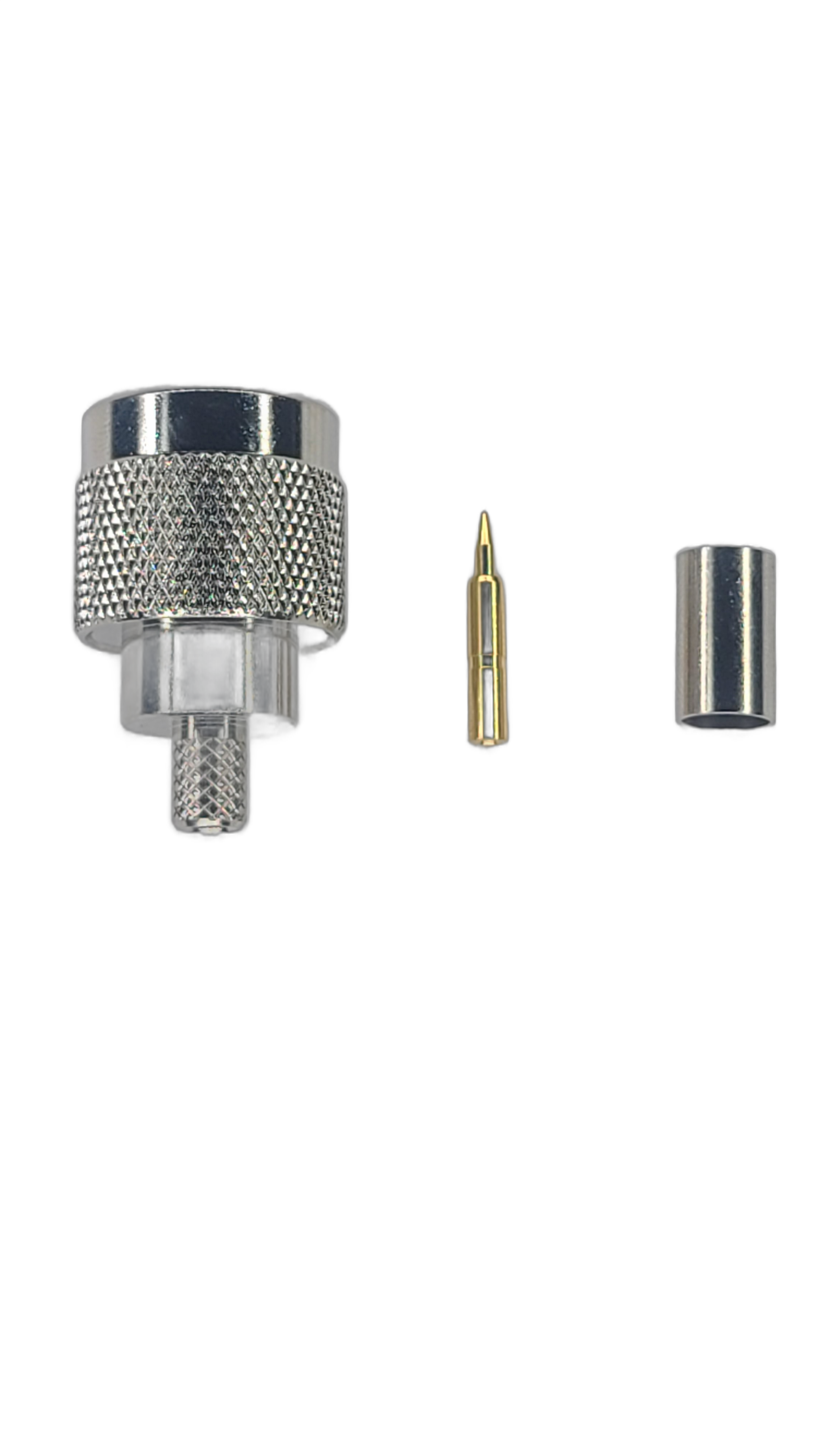 Low-Loss 240 - N-Type Male - Straight - Clamp Field Termination connector