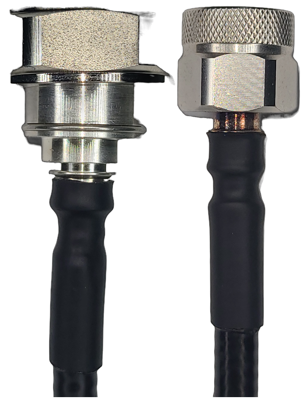 1/4" Super Flexible, 20 ft, 7/16 DIN Male Straight to N-Type Male Straight