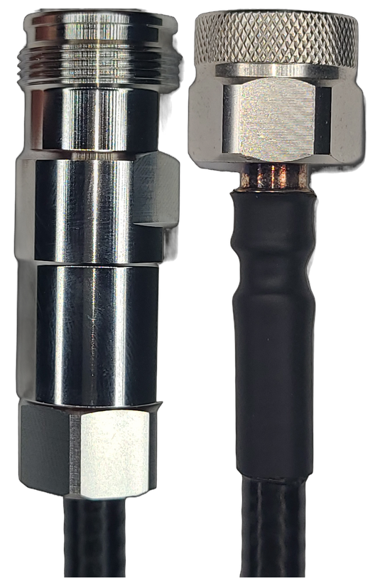 1/4" Super Flexible, 10 ft, 4.3-10 Female Straight to N-Type Male Straight