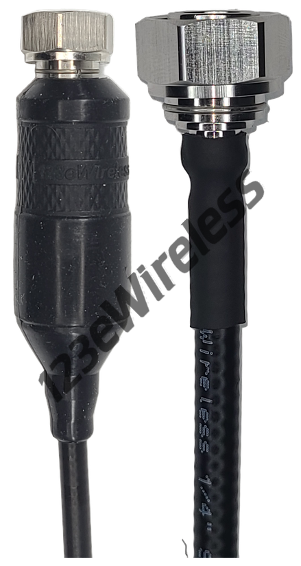 1/4" Super Flexible, 20 ft, 4.3-10 Male Straight with EasyBoot to 4.3-10 Male Straight