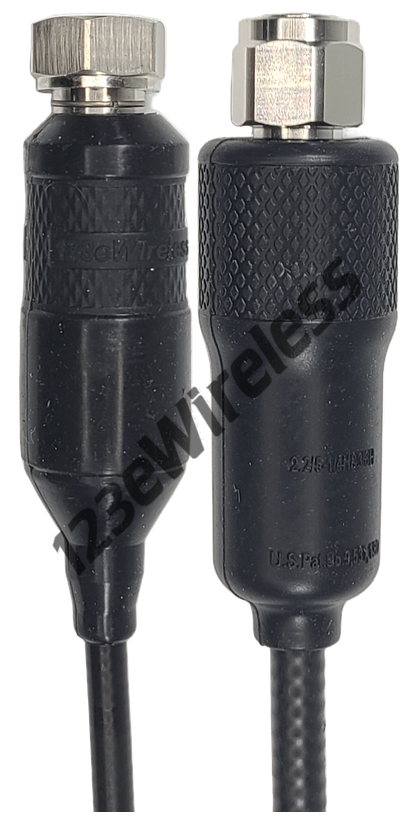 1/4" Super Flexible, 8 ft, 4.3-10 Male Straight with EasyBoot to 2.2-5 Male Straight with EasyBoot
