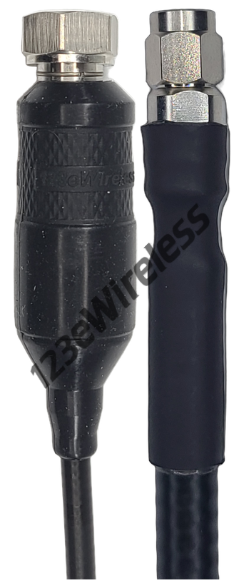1/4" Super Flexible, 6 ft, 4.3-10 Male Straight with EasyBoot to SMA Male Straight