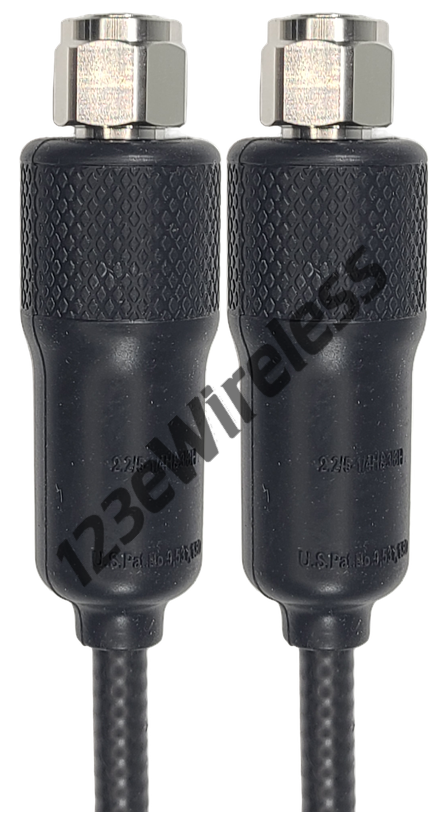1/4" Super Flexible, 15 ft, 2.2-5 Male Straight with EasyBoot to 2.2-5 Male Straight with EasyBoot