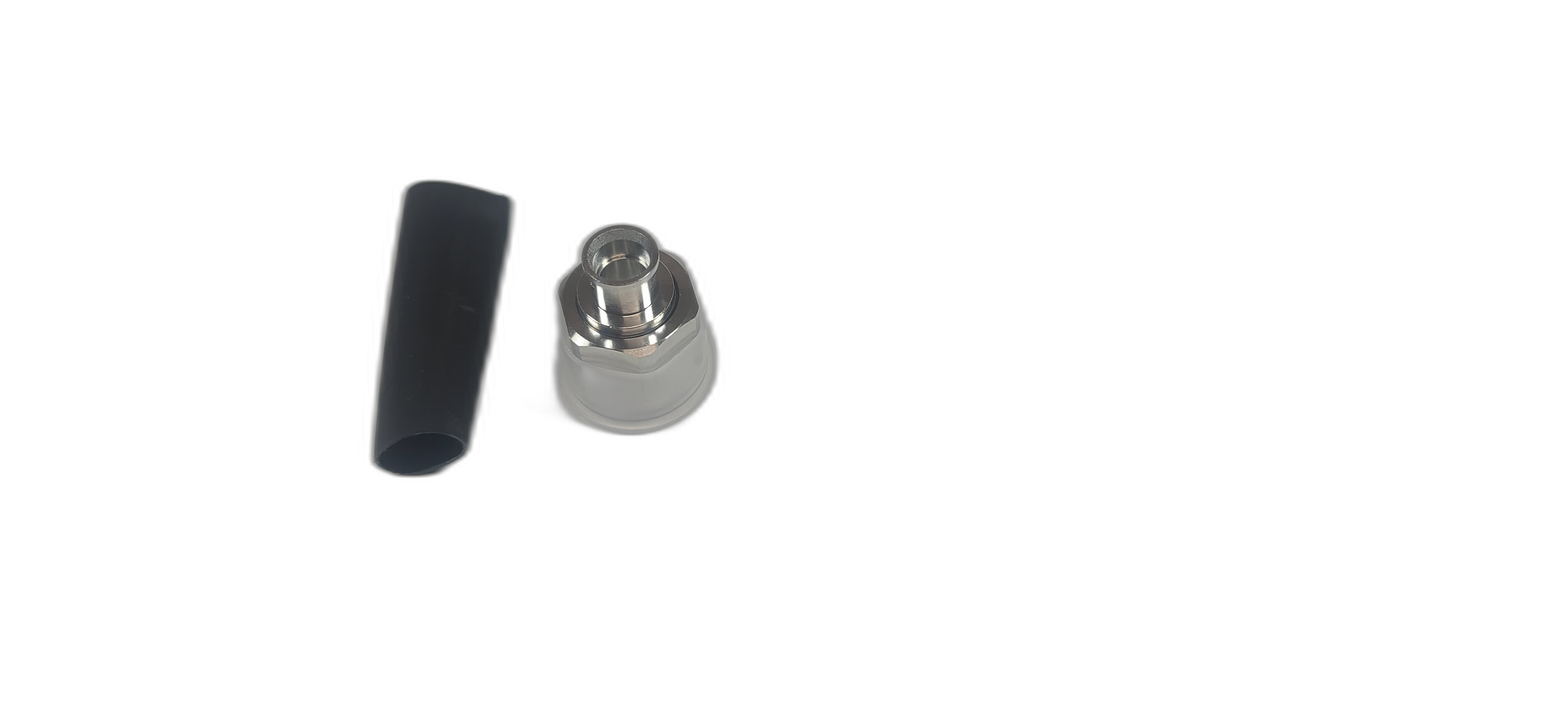 1/4" Super Flexible - 2.2-5 Male - Straight - Solder Center Crimp Outer connector