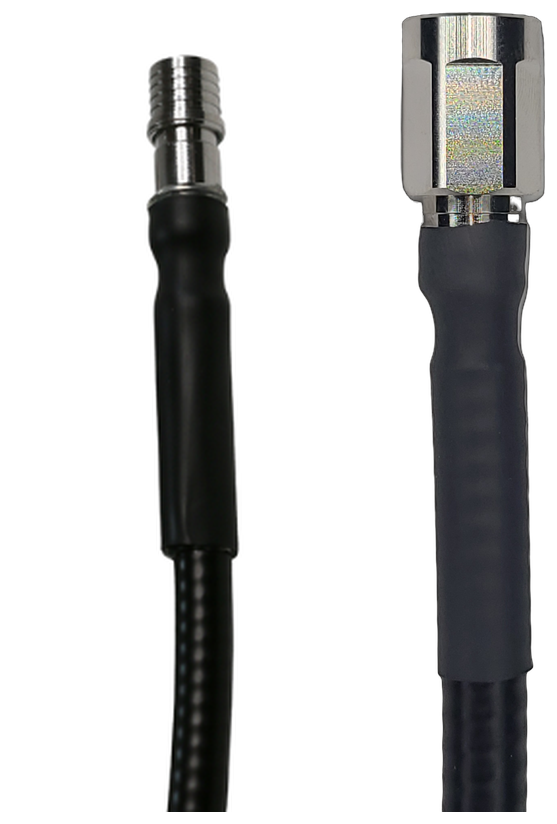 1/4" Super Flexible, 10 ft, QMA Male Straight to NEX10 Male Straight