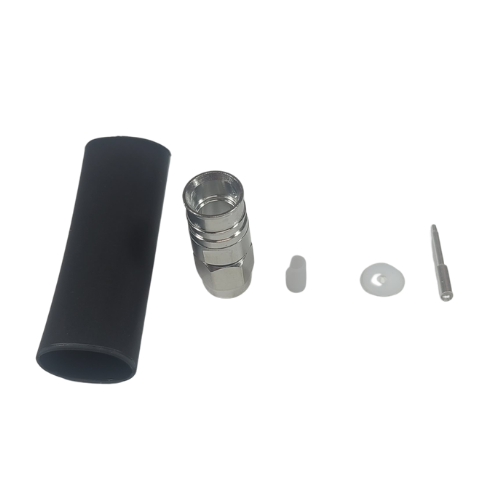 1/4" Super Flexible - SMA Male - Straight - Solder Center Crimp Outer connector