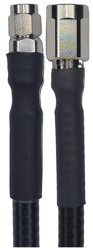 1/4" Super Flexible, 10 ft, SMA Male Straight to NEX10 Male Straight