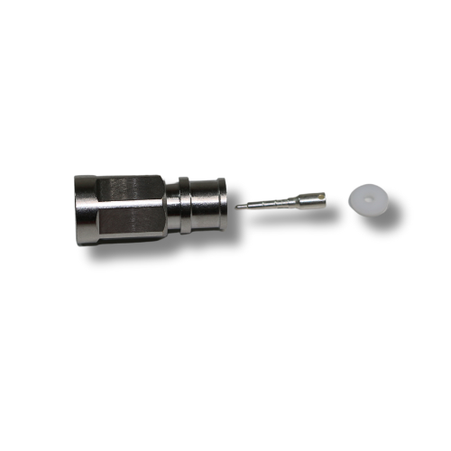 1/4" Super Flexible - NEX10 Male - Straight - Solder Center Crimp Outer connector
