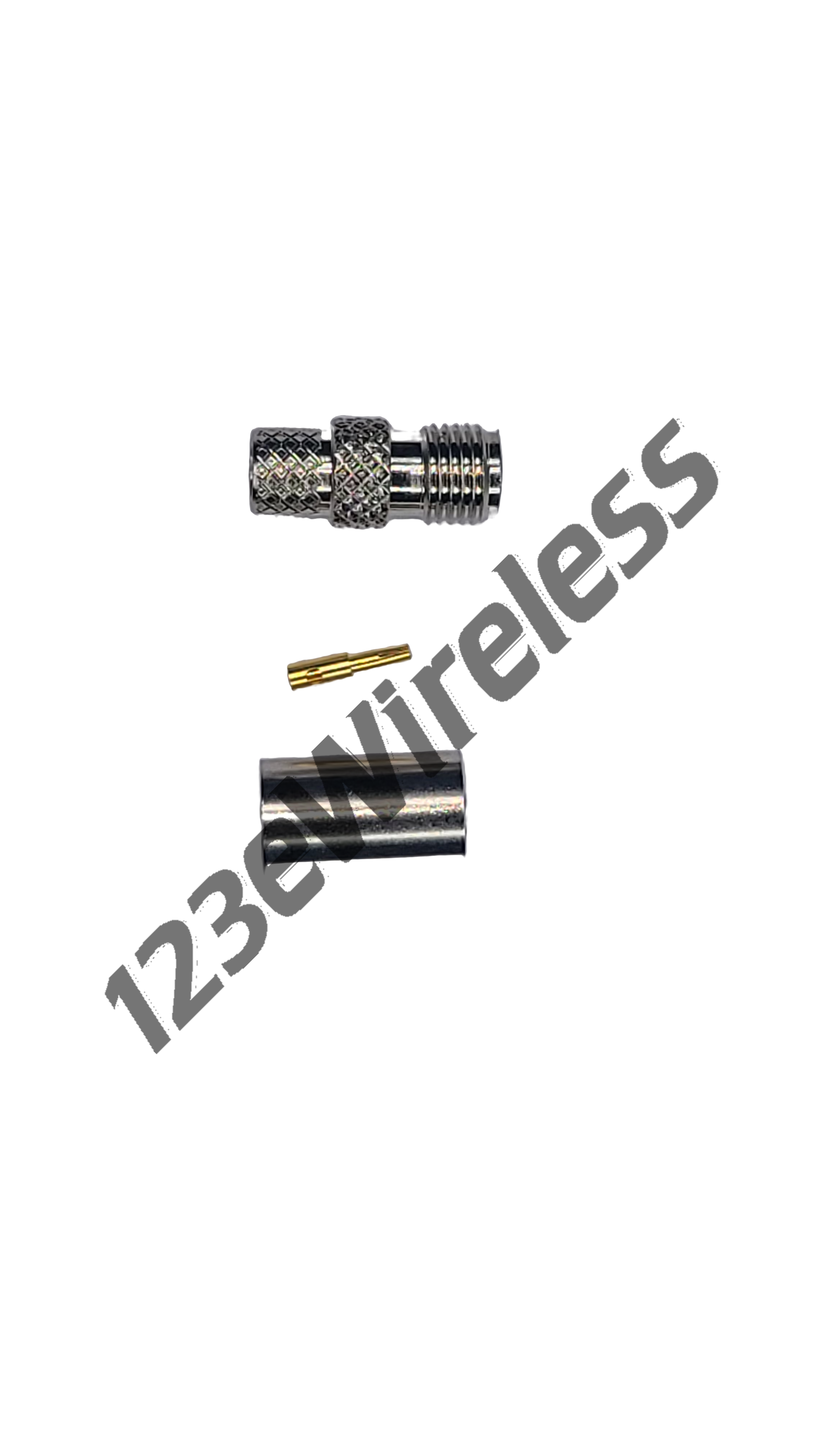 Low-Loss 240 - SMA Female - Straight - Solder Center Crimp Outer connector