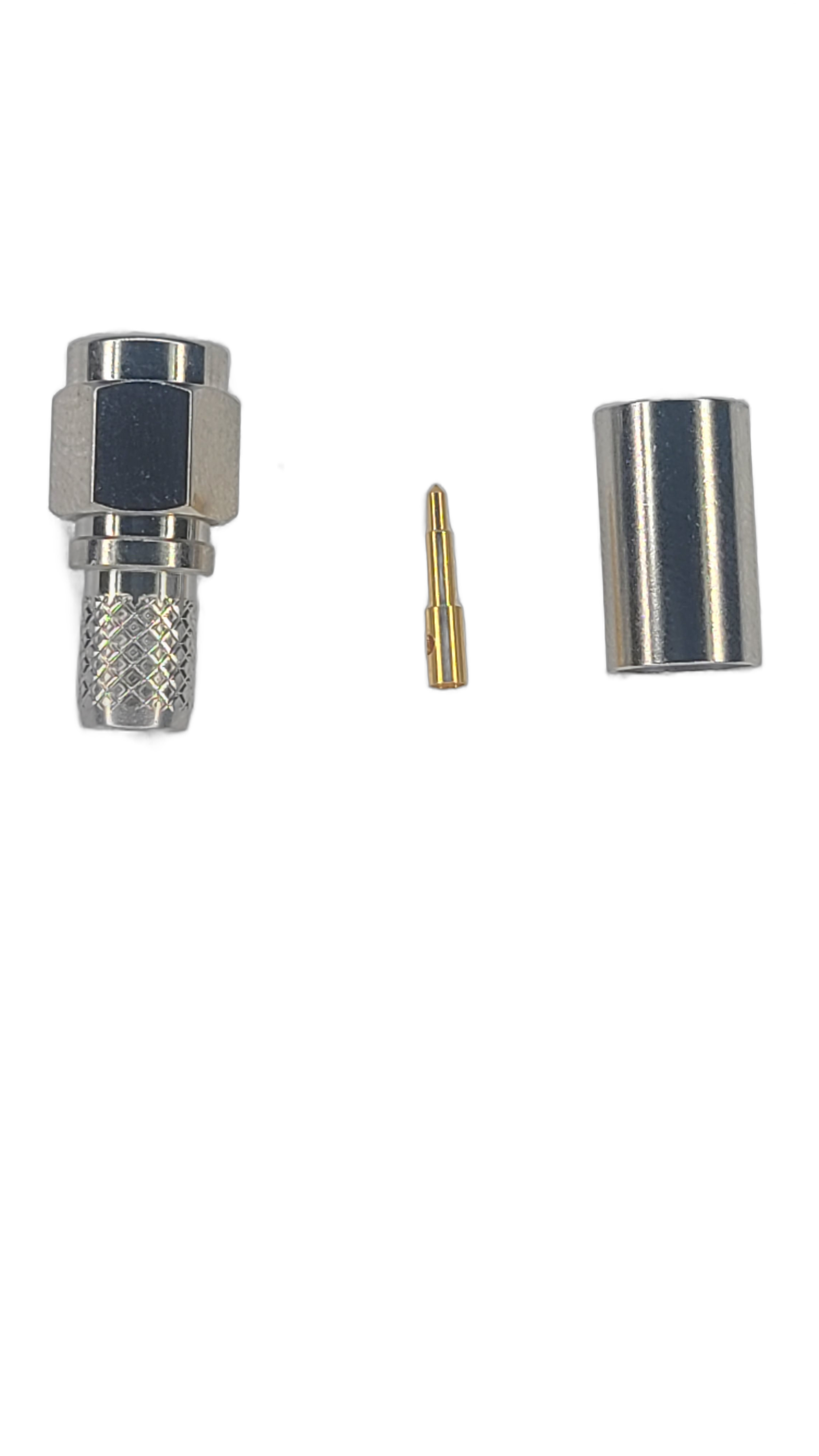 Low-Loss 240 - SMA Male - Straight - Clamp Field Termination connector