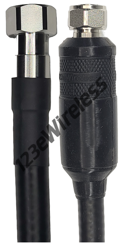 1/2" Flexible, 20 ft, 4.3-10 Male Straight to 4.1-9.5 Mini-DIN Male Straight with EasyBoot