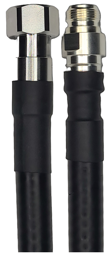 1/2" Flexible, 10 ft, 4.3-10 Male Straight to N-Type Female Straight