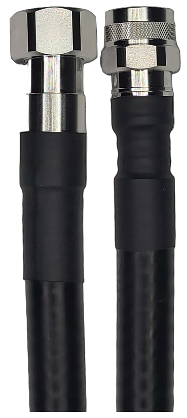 1/2" Flexible, 6 ft, 4.3-10 Male Straight to N-Type Male Straight