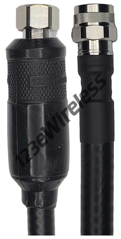 1/2" Flexible, 6 ft, 4.3-10 Male Straight with EasyBoot to N-Type Male Straight