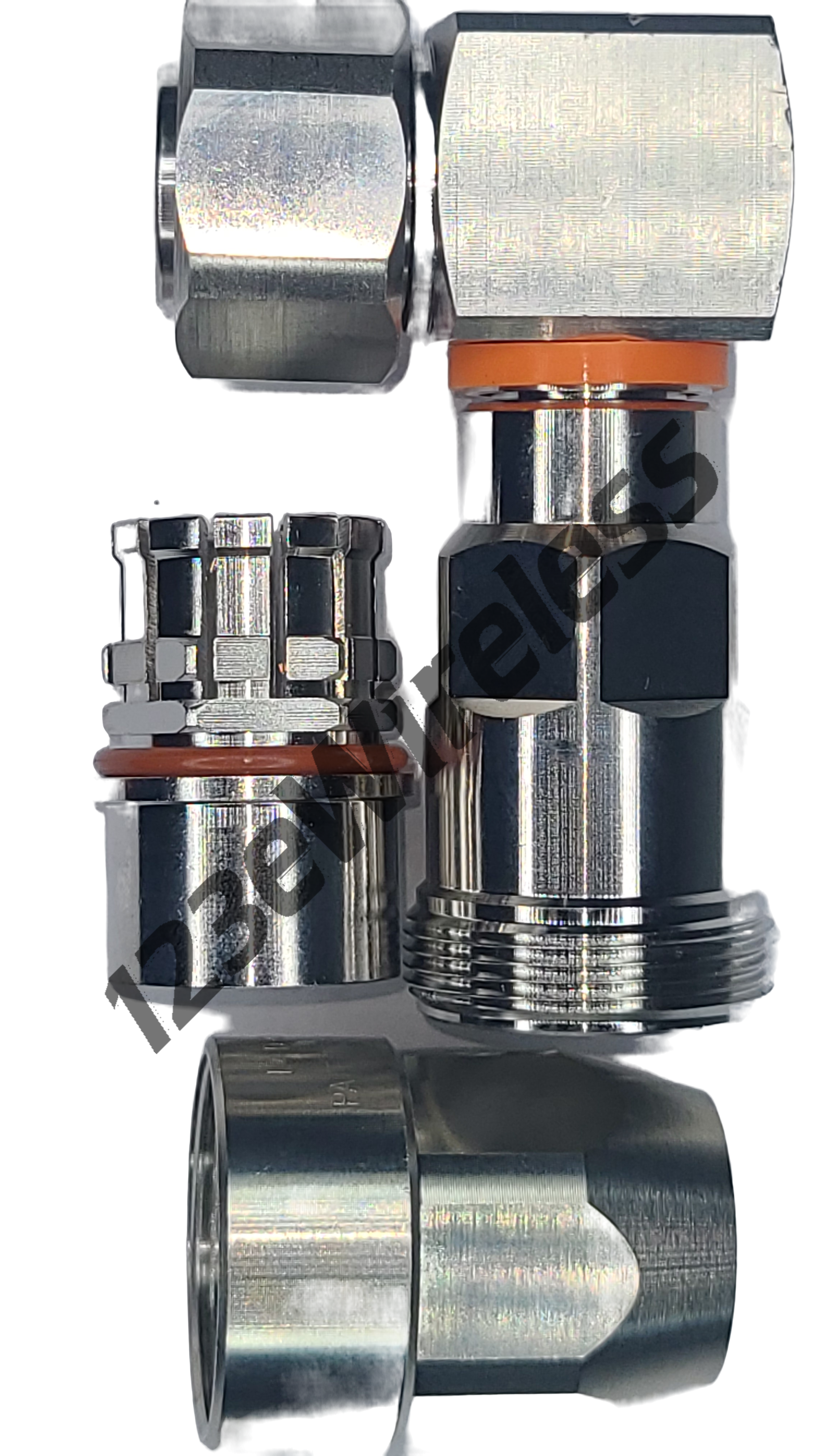 1/2" Flexible - 4.3-10 Male - Right Angle - Clamp Field Termination connector