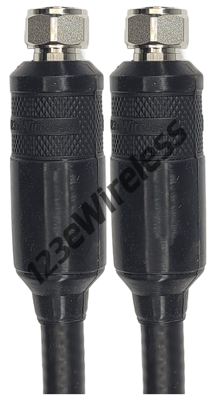 1/2" Flexible, 10 ft, 4.1-9.5 Mini-DIN Male Straight with EasyBoot to 4.1-9.5 Mini-DIN Male Straight with EasyBoot