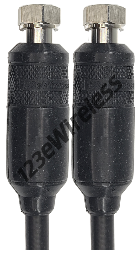 1/2" Super Flexible, 6 ft, 4.3-10 Male Straight with EasyBoot to 4.3-10 Male Straight with EasyBoot