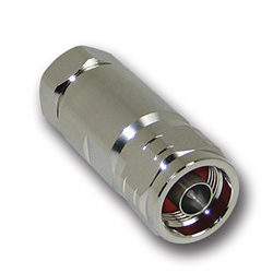 1/2" Super Flexible - N-Type Male - Straight - Clamp Field Termination connector