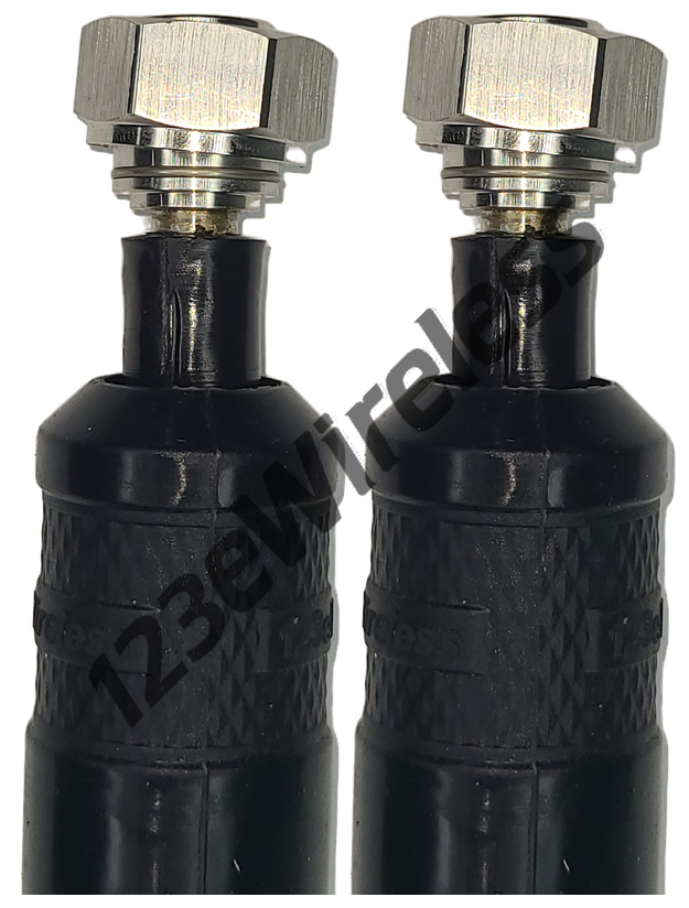 3/8" Super Flexible, 12 ft, 4.3-10 Male Straight with EasyBoot to 4.3-10 Male Straight with EasyBoot