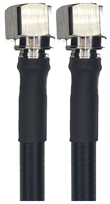 3/8" Super Flexible, 15 ft, 4.3-10 Male Straight to 4.3-10 Male Straight