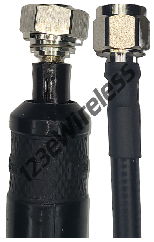 3/8" Super Flexible, 6 ft, 4.3-10 Male Straight with EasyBoot to N-Type Male Straight