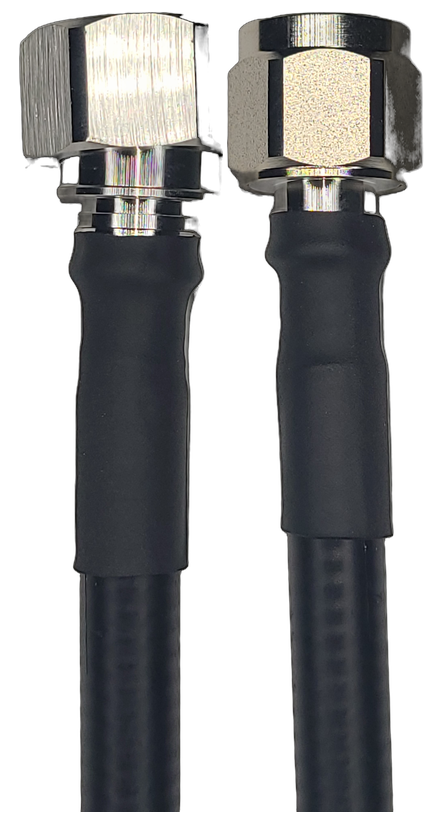 3/8" Super Flexible, 20 ft, 4.3-10 Male Straight to N-Type Male Straight