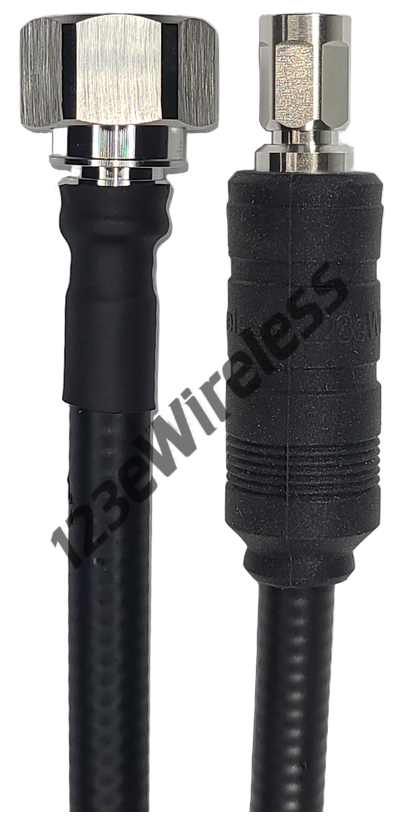3/8" Super Flexible, 6 ft, 4.3-10 Male Straight to NEX10 Male Straight with EasyBoot
