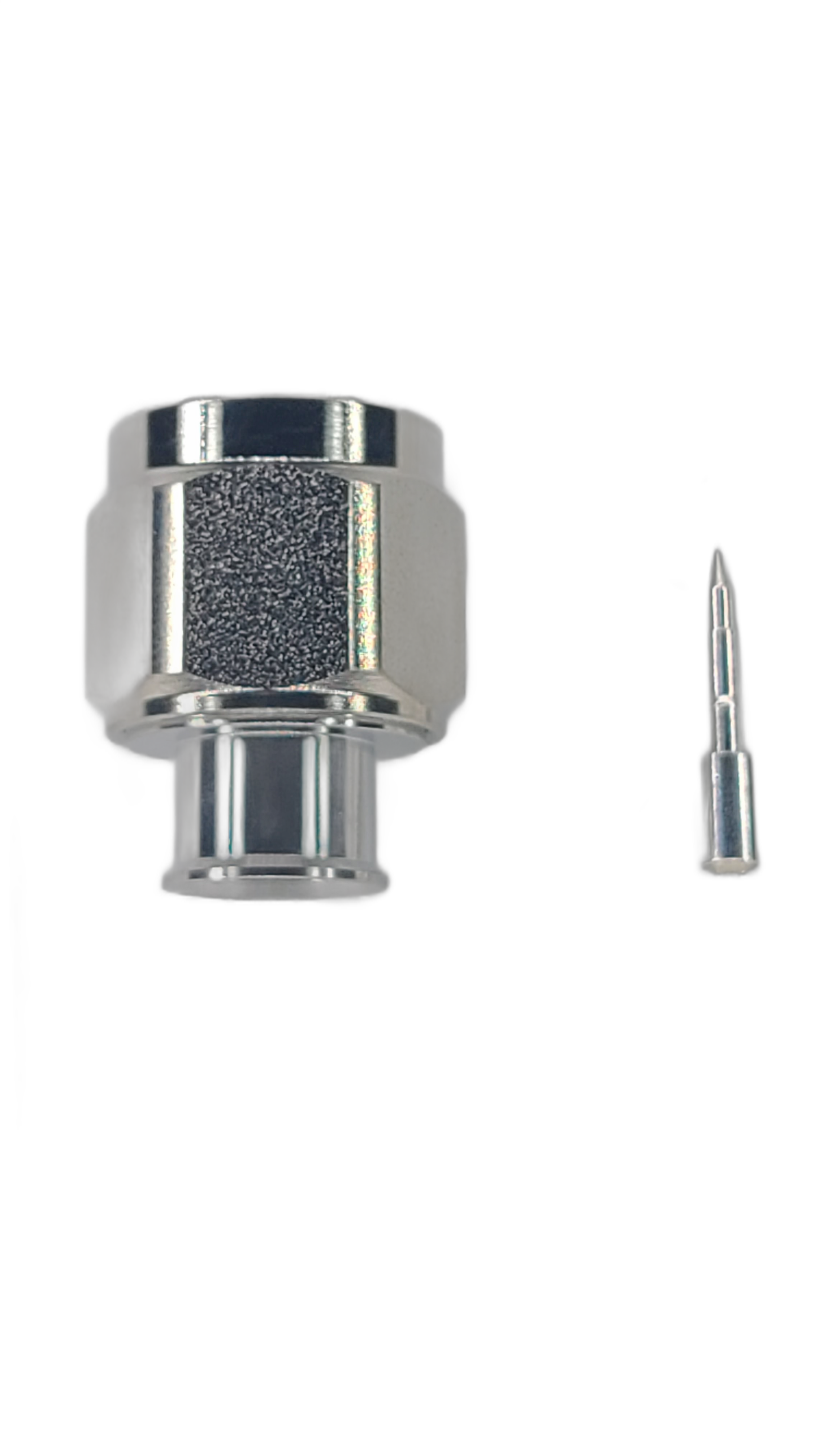 3/8" Super Flexible - N-Type Male - Straight - Solder Center Crimp Outer connector