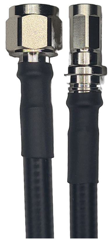 3/8" Super Flexible, 10 ft, N-Type Male Straight to NEX10 Male Straight
