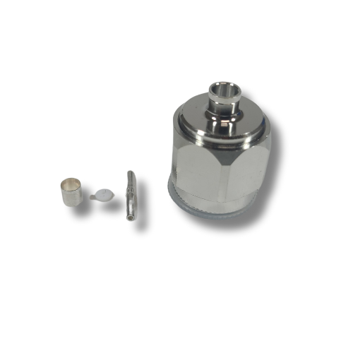 FF402 - N-Type Male - Straight - Solder Center Crimp Outer connector