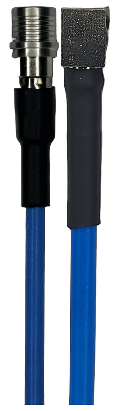 FF402, 8 ft, QMA Male Straight to QMA Male Right Angle