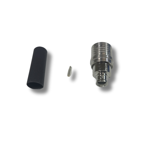 FF402 - QMA Male - Straight - Solder Center Crimp Outer connector
