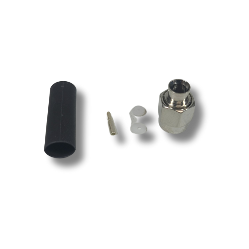 FF402 - SMA Male - Straight - Solder Center Crimp Outer connector