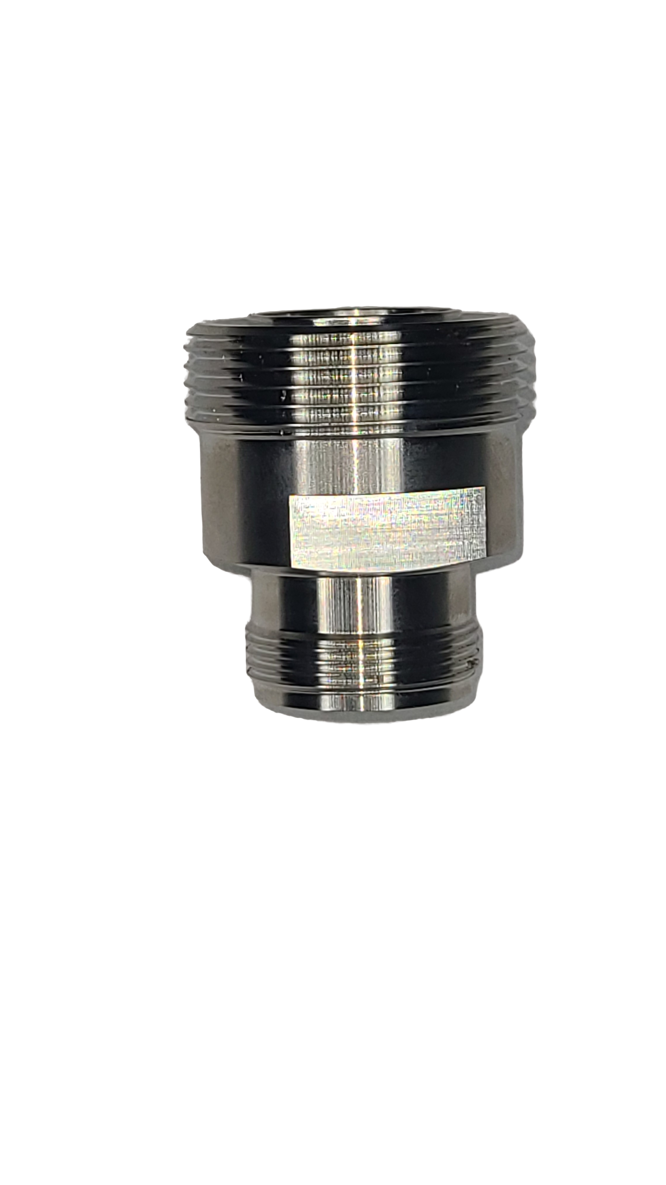 7/16 DIN Female Straight to 4.1-9.5 Mini-DIN Female Straight adapter