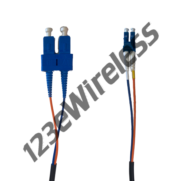 SC/UPC-LC/UPC 2F Duplex, Single Mode I/O Riser, 5M