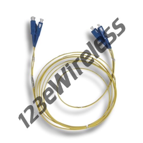 SC/UPC to SC/UPC 2F Simplex Singlemode, Bend Insensitive Fiber, Zipcord, 3M