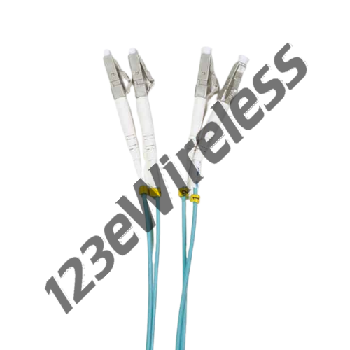 LC/LC MM/Duplex OM3 10Gig 2.0mm, Aqua Jacket 1M