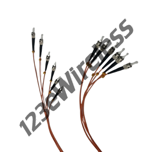6 Fiber ST/UPC - ST/UPC, Multi Mode, Indoor/Outdoor Riser with Pulling Sock Assembly